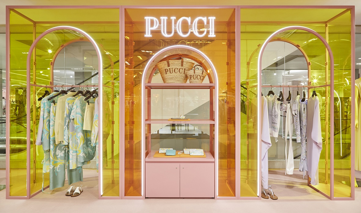 Emilio Pucci inaugura un temporary store in Rinascente a Milano